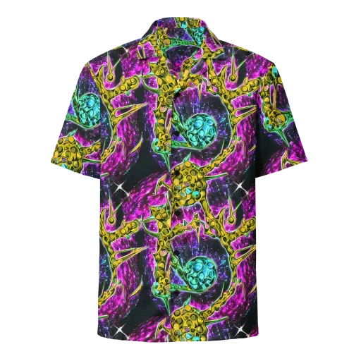 Adolf's Aura on a Button Shirt