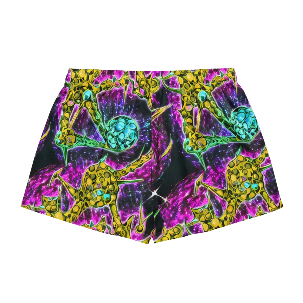 Adolf's Aura on Women's Pajama Shorts — Back
