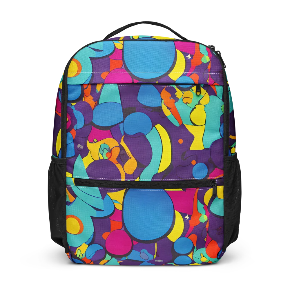 Psychedelic Harmony on Utility Backpack — Front