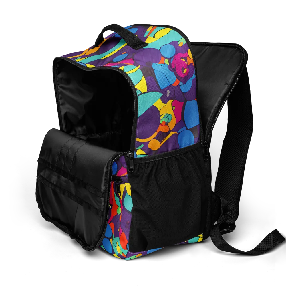 Psychedelic Harmony on Utility Backpack — Product details 2