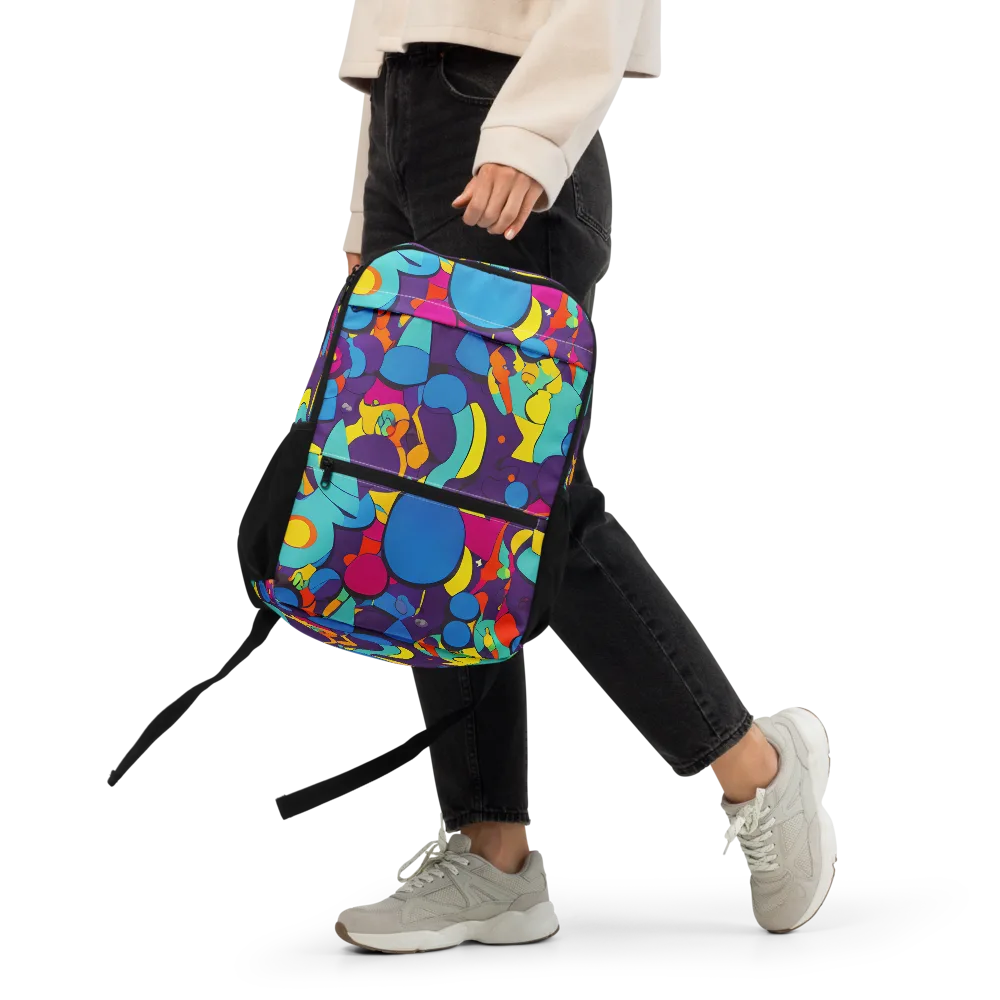 Psychedelic Harmony on Utility Backpack — Front