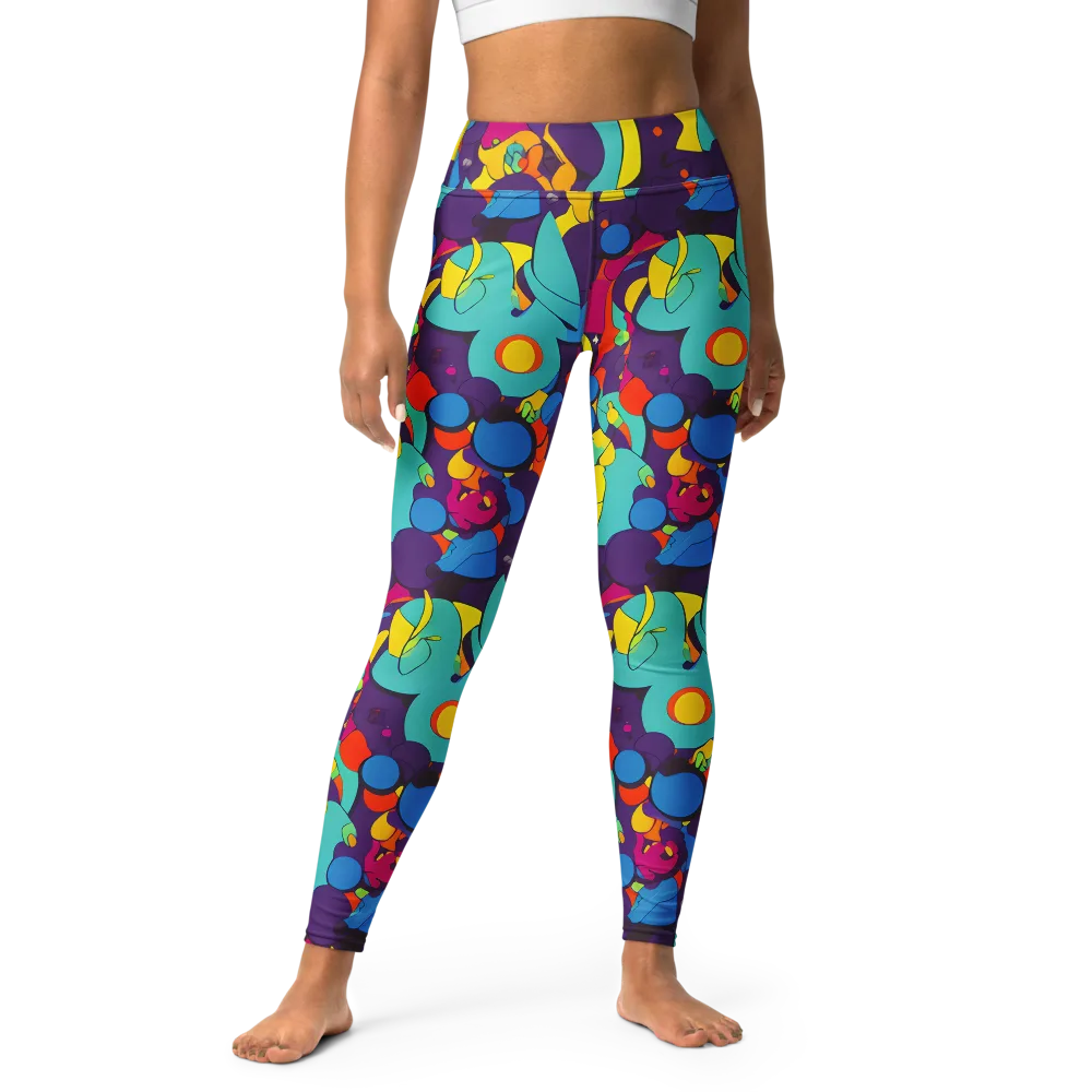 Psychedelic Harmony on Yoga Leggings — Front