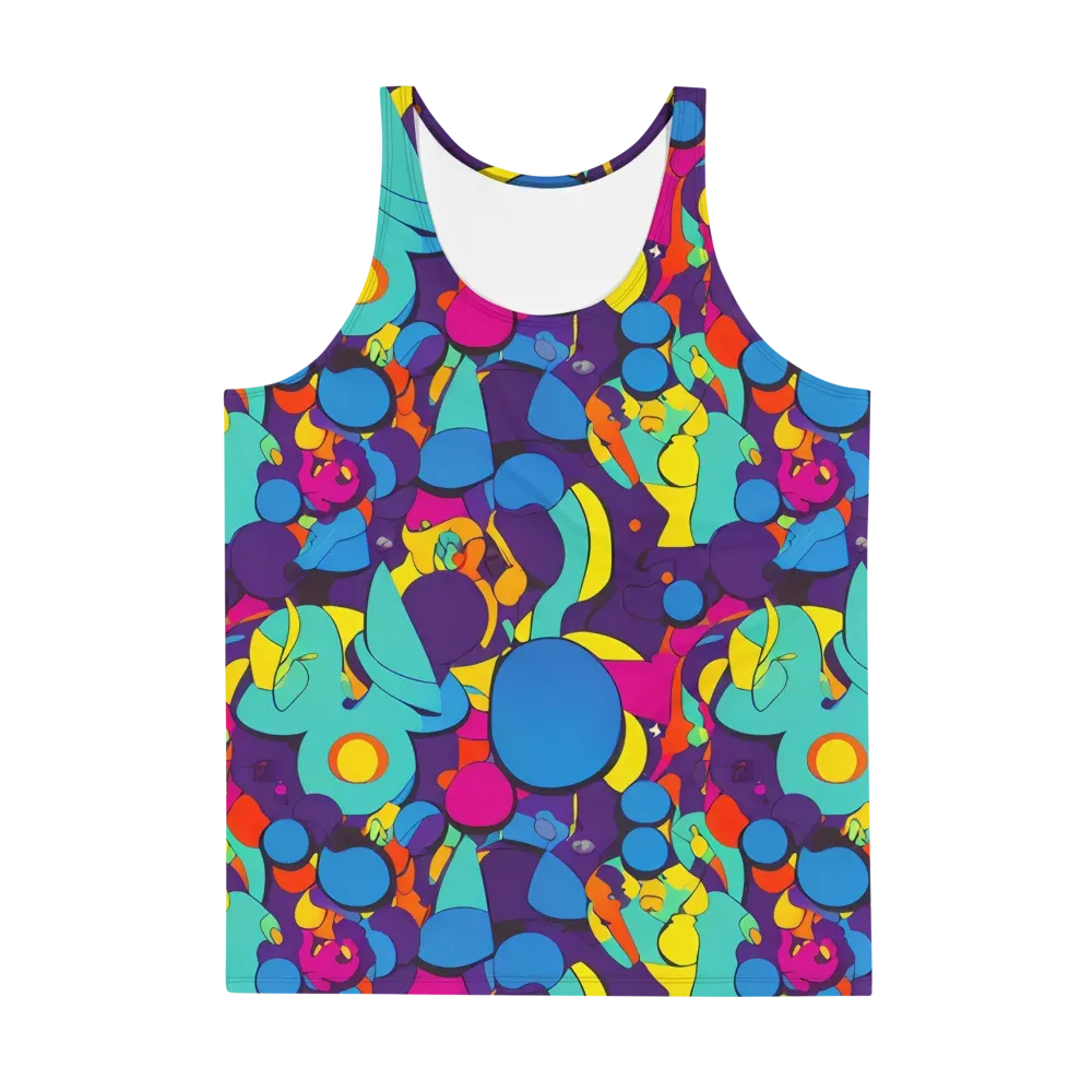 Psychedelic Harmony on Men's Tank Top — Front