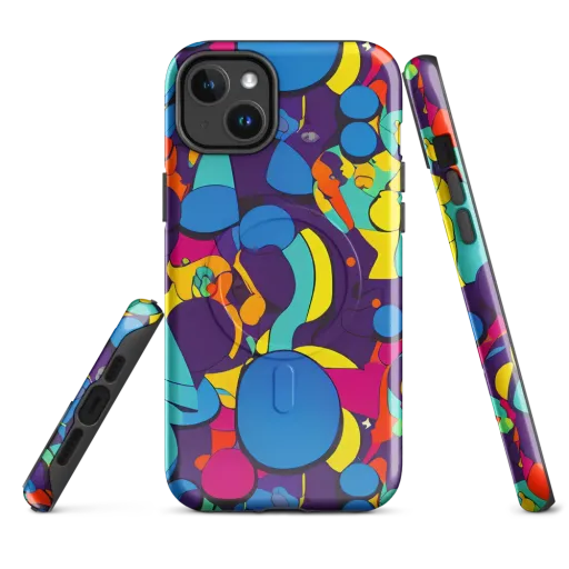 Psychedelic Harmony on a MagSafe Tough Case for iPhone®