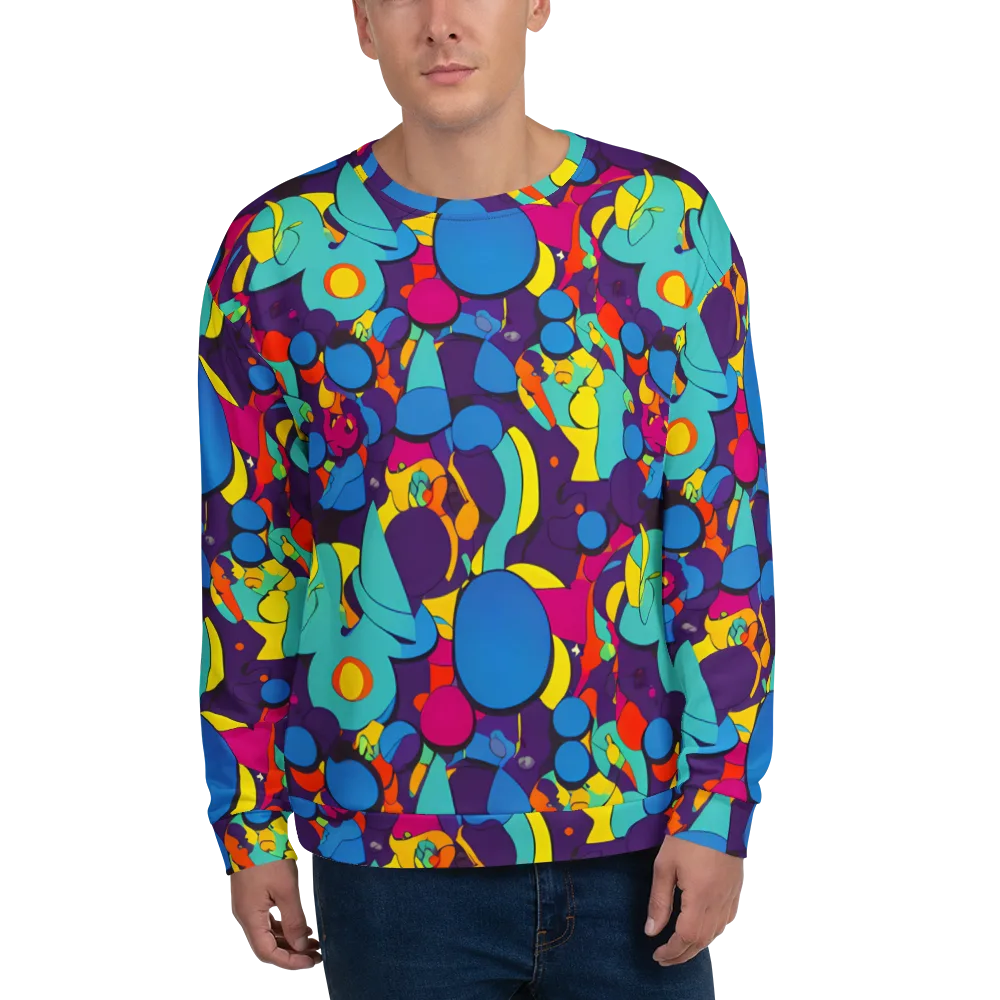 Psychedelic Harmony on Sweatshirt — Front