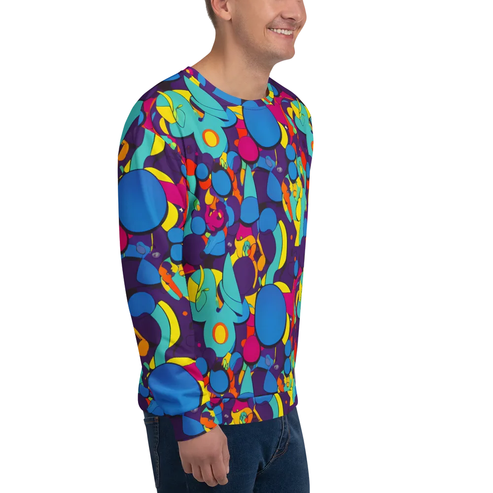 Psychedelic Harmony on Sweatshirt — Right Front