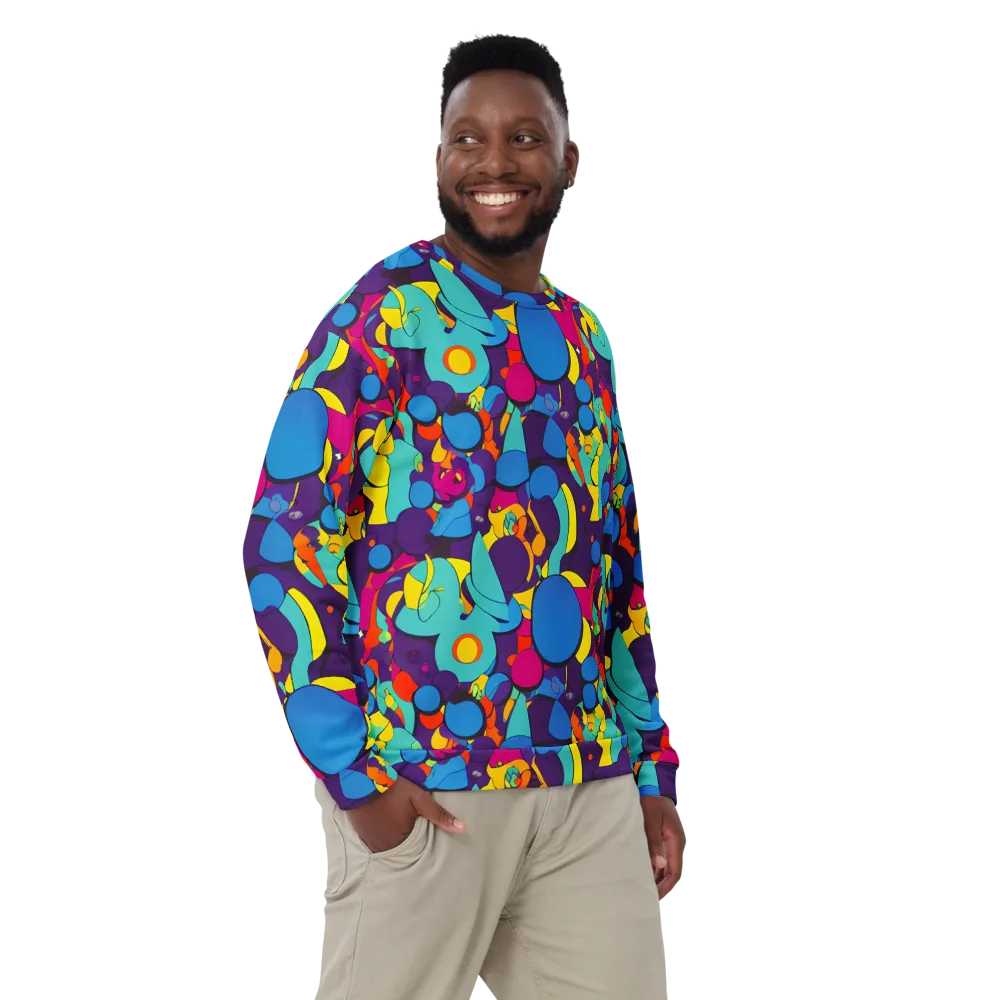 Psychedelic Harmony on Sweatshirt — Front