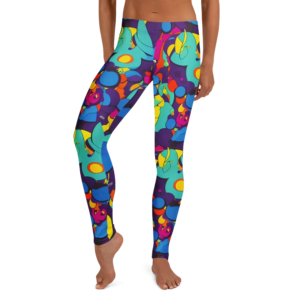 Psychedelic Harmony on Leggings — Front