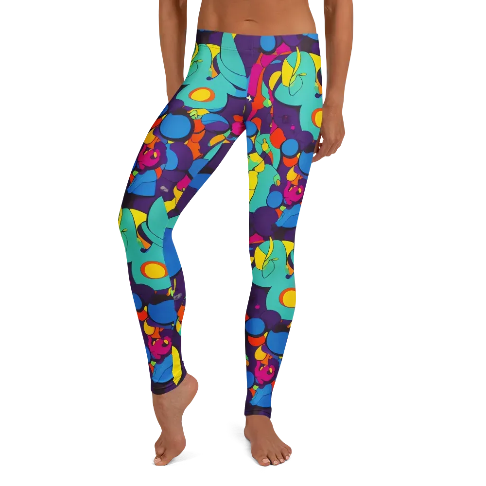 Psychedelic Harmony on Leggings — Front
