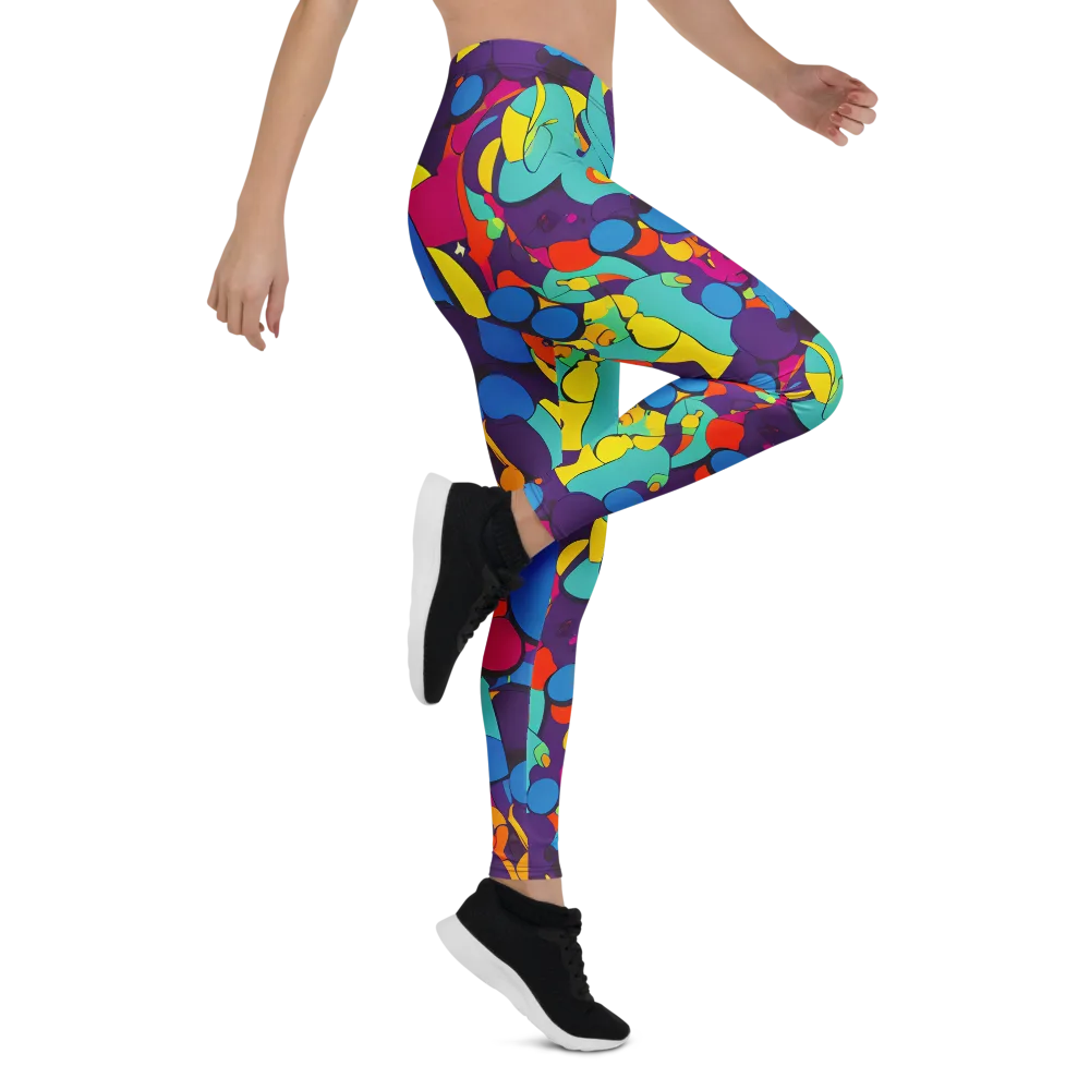 Psychedelic Harmony on Leggings — Right
