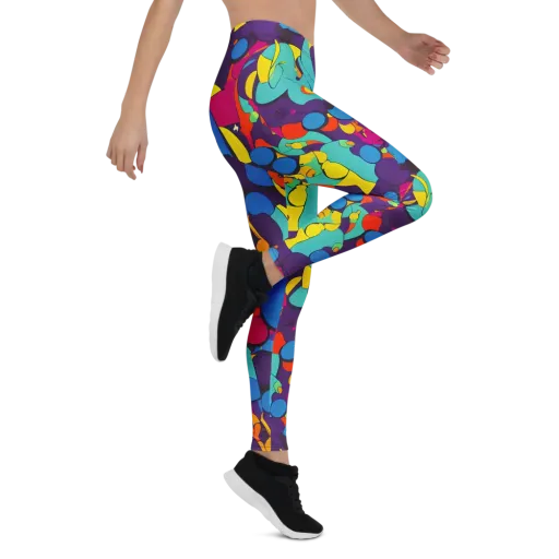 Psychedelic Harmony on a Leggings