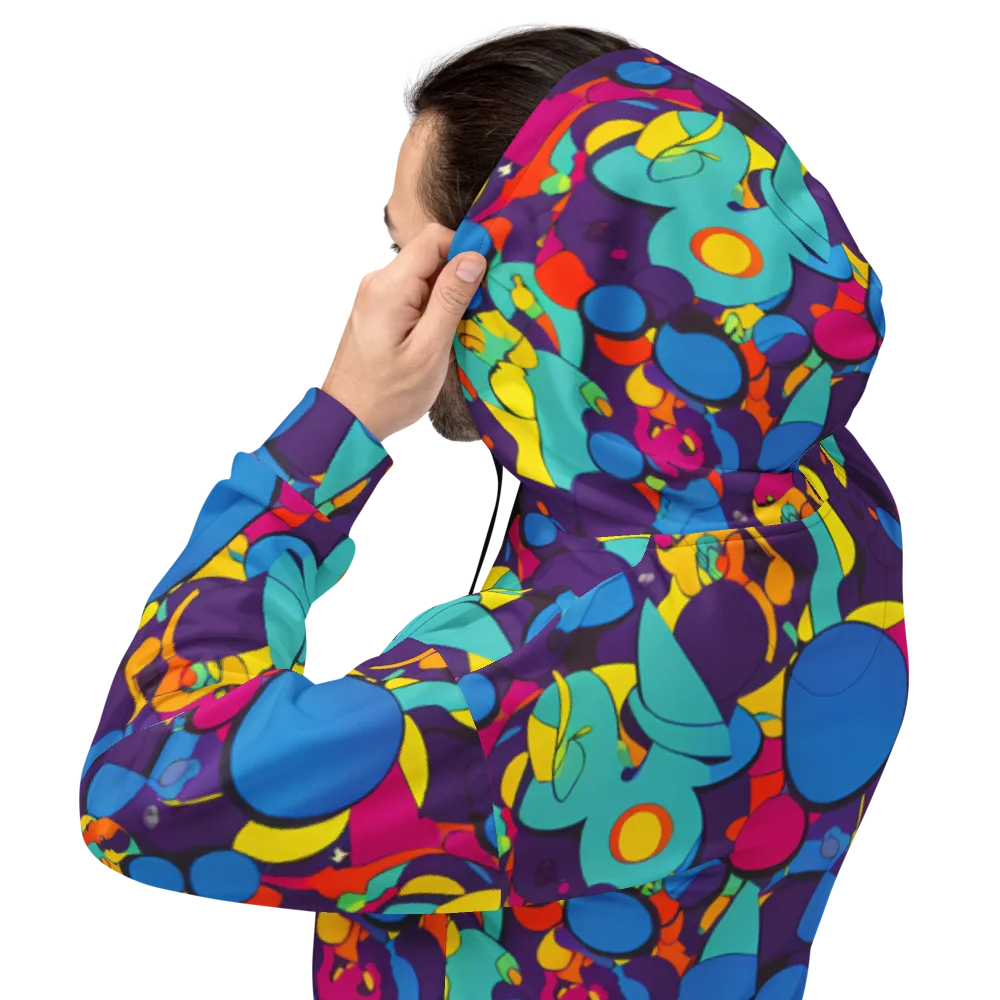 Psychedelic Harmony on Hoodie — Back
