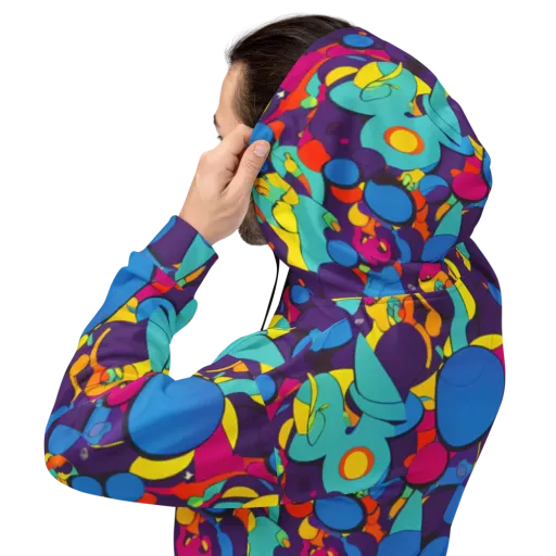 Psychedelic Harmony on a Hoodie