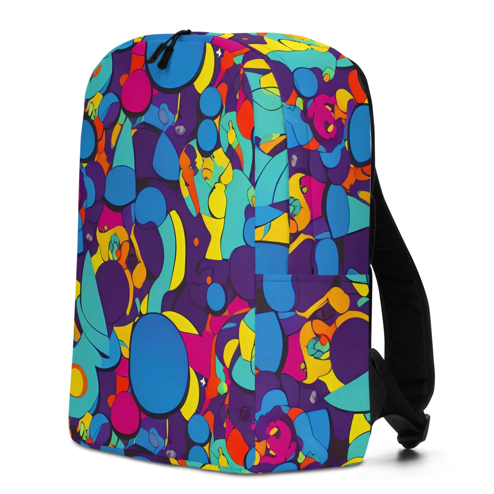Psychedelic Harmony on Minimalist Backpack — Left