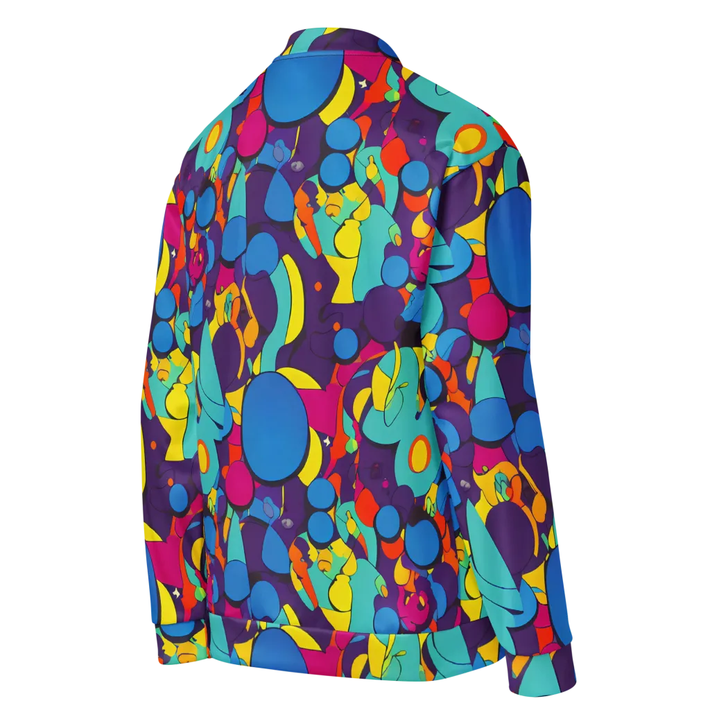 Psychedelic Harmony on Bomber Jacket — Right Back