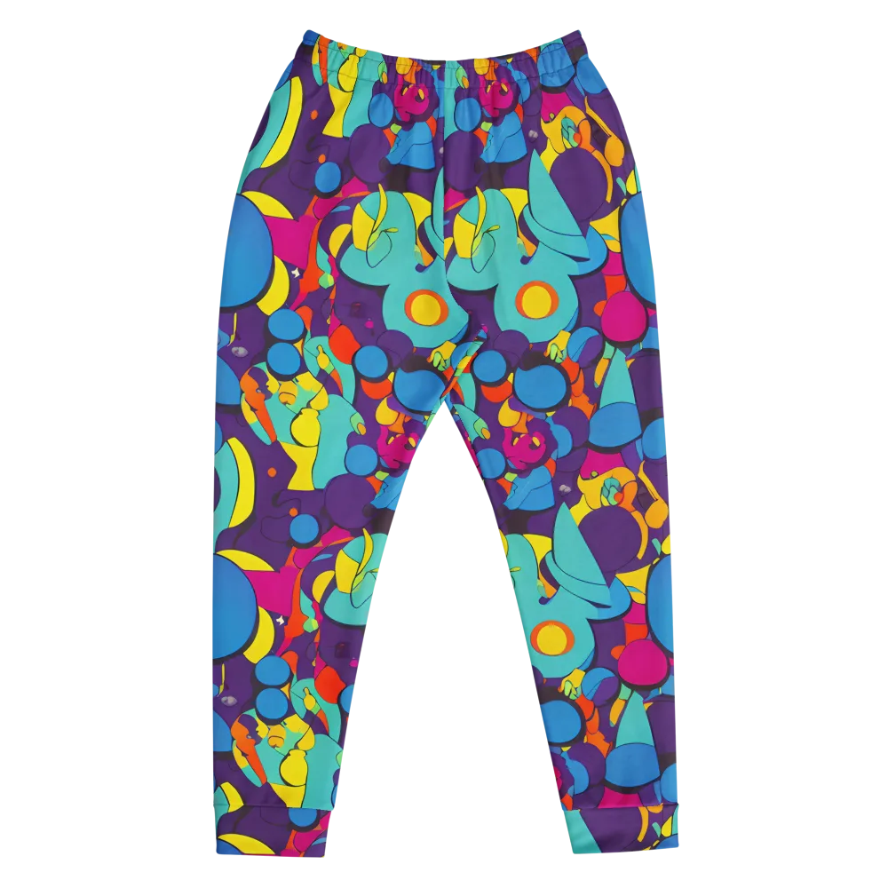 Psychedelic Harmony on Men's Joggers — Front