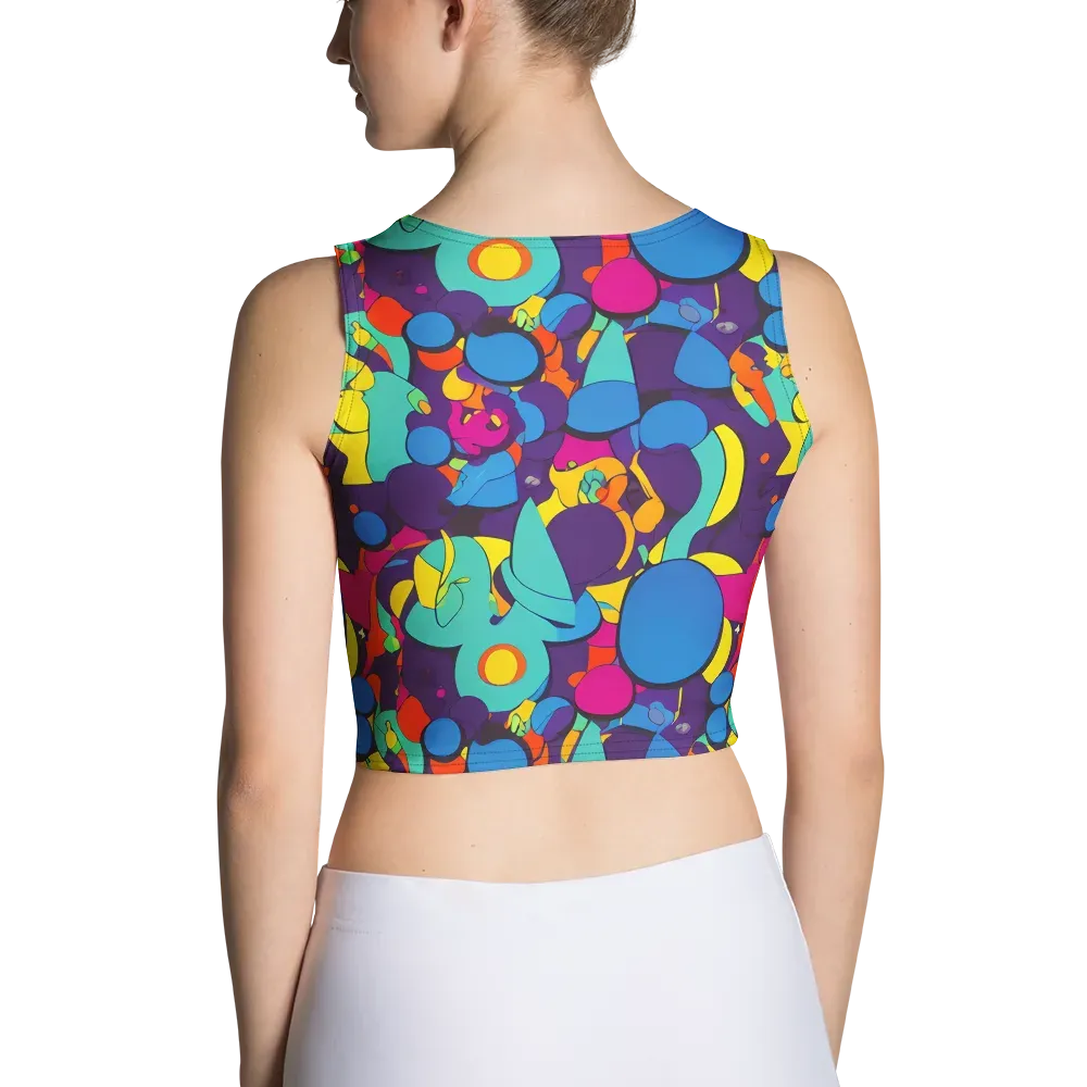 Psychedelic Harmony on Crop Top — Back