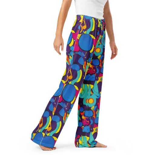 Psychedelic Harmony on a Women's Pajama Pants