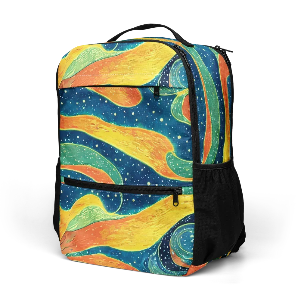 Celestial Harmony on Utility Backpack — Left Front