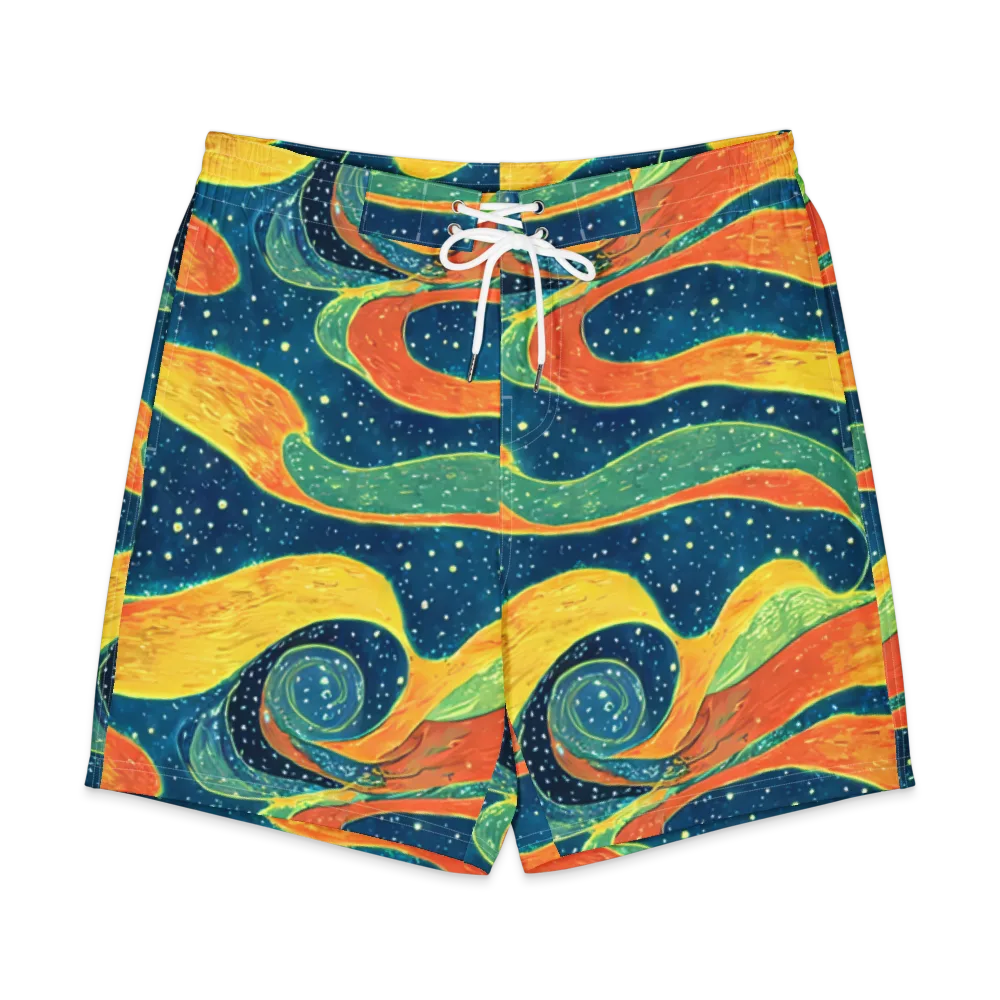 Celestial Harmony on Men's Board Shorts — Front