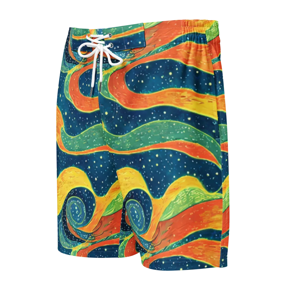 Celestial Harmony on Men's Board Shorts — Front