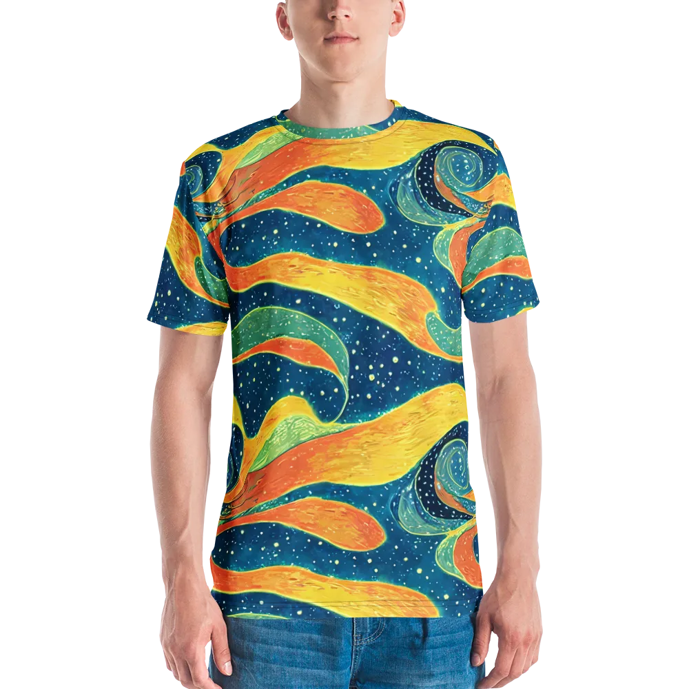 Celestial Harmony on Men's Crew Neck T-Shirt — Front