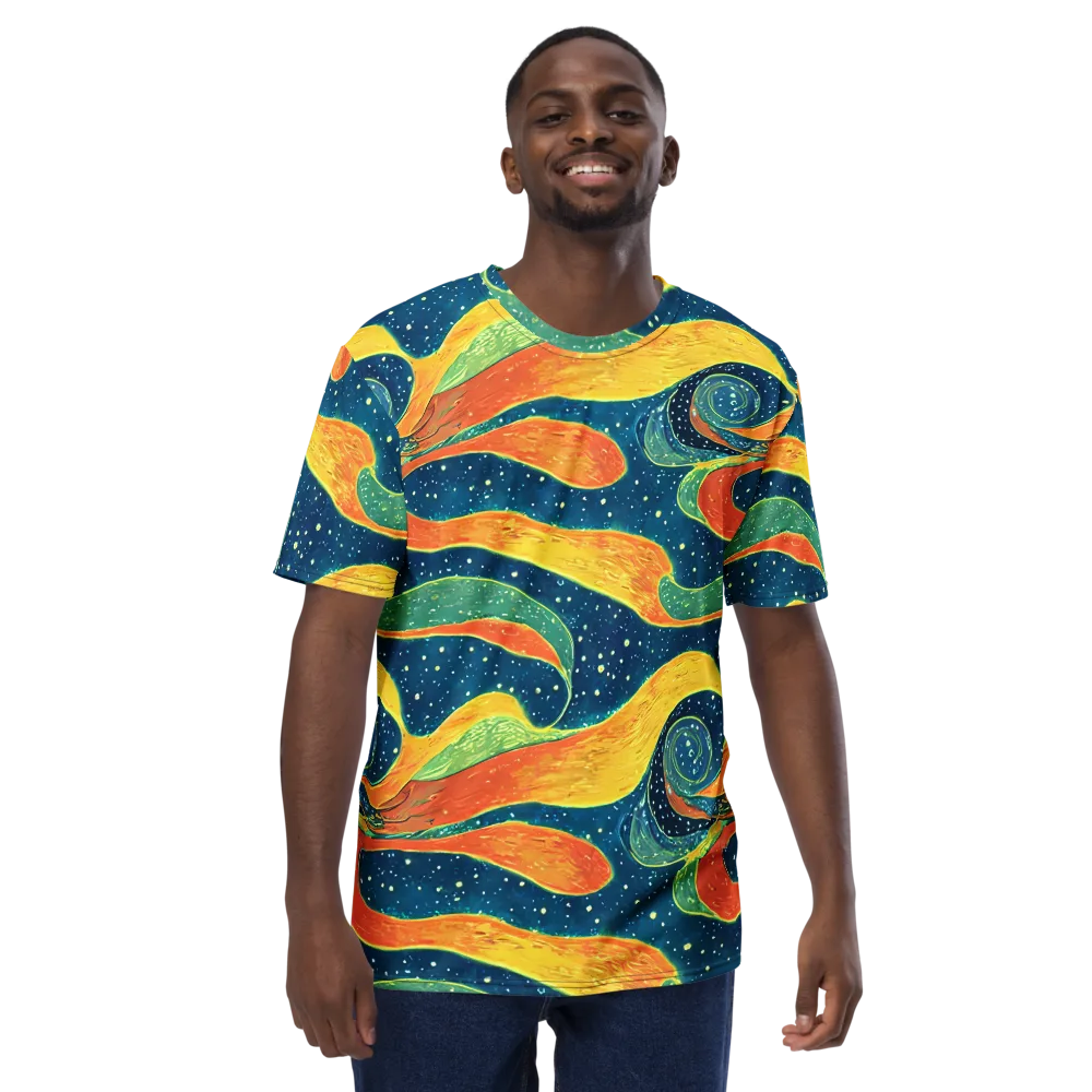 Celestial Harmony on Men's Crew Neck T-Shirt — Front