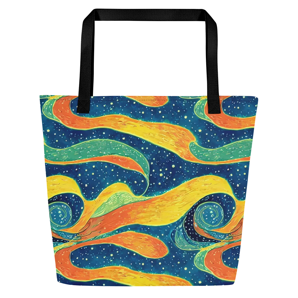 Celestial Harmony on Large Tote Bag W/ Pocket — Front