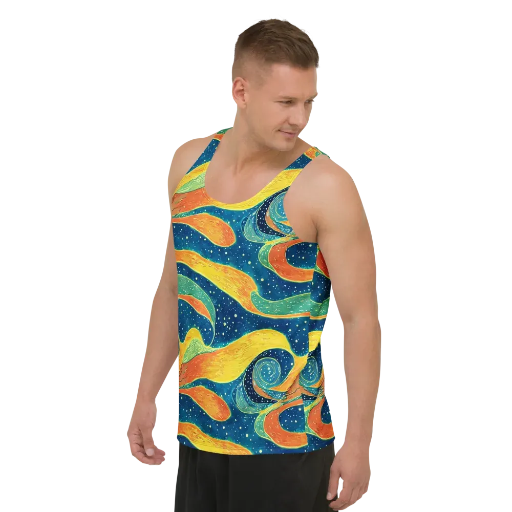 Celestial Harmony on Men's Tank Top — Left Front
