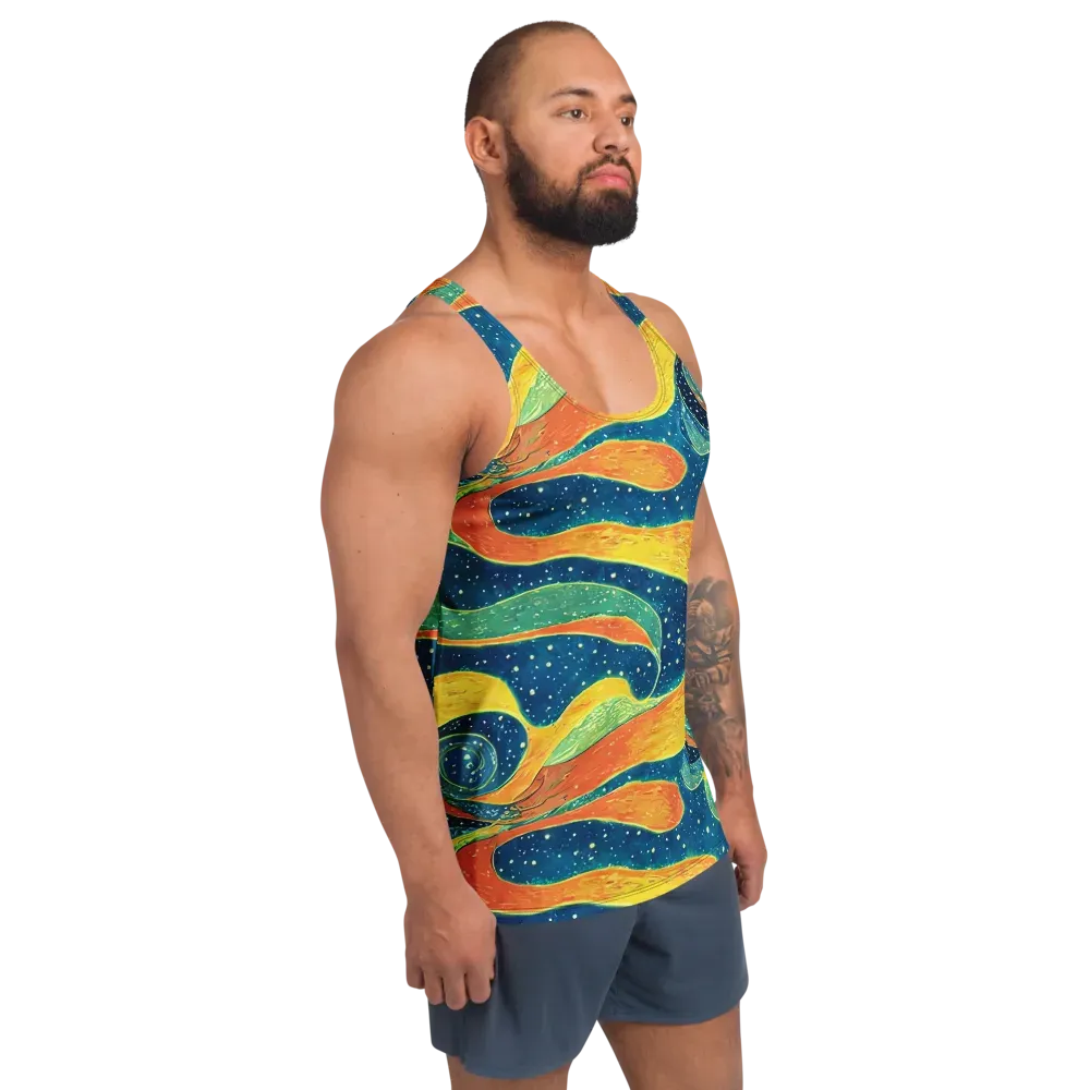 Celestial Harmony on Men's Tank Top — Right Front