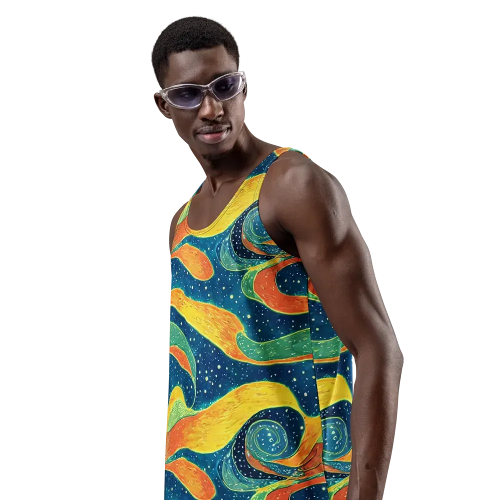 Celestial Harmony on Men's Tank Top — Left