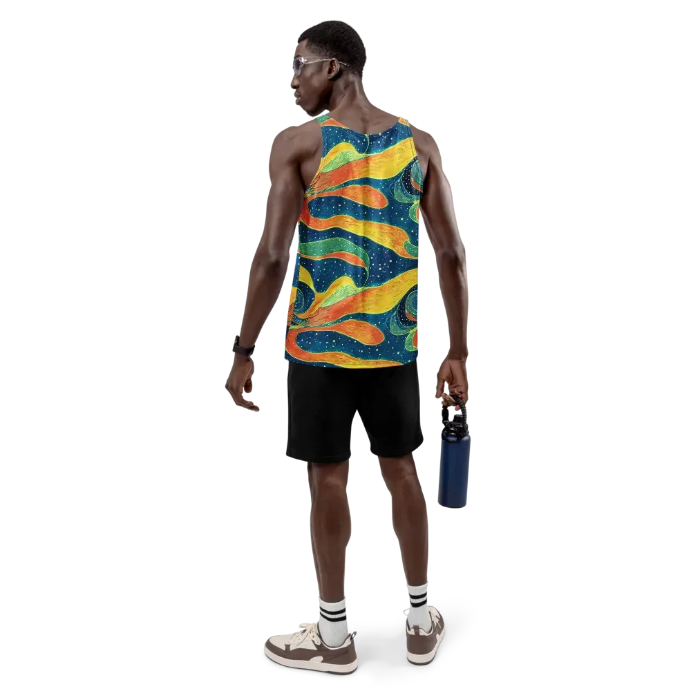 Celestial Harmony on Men's Tank Top — Back