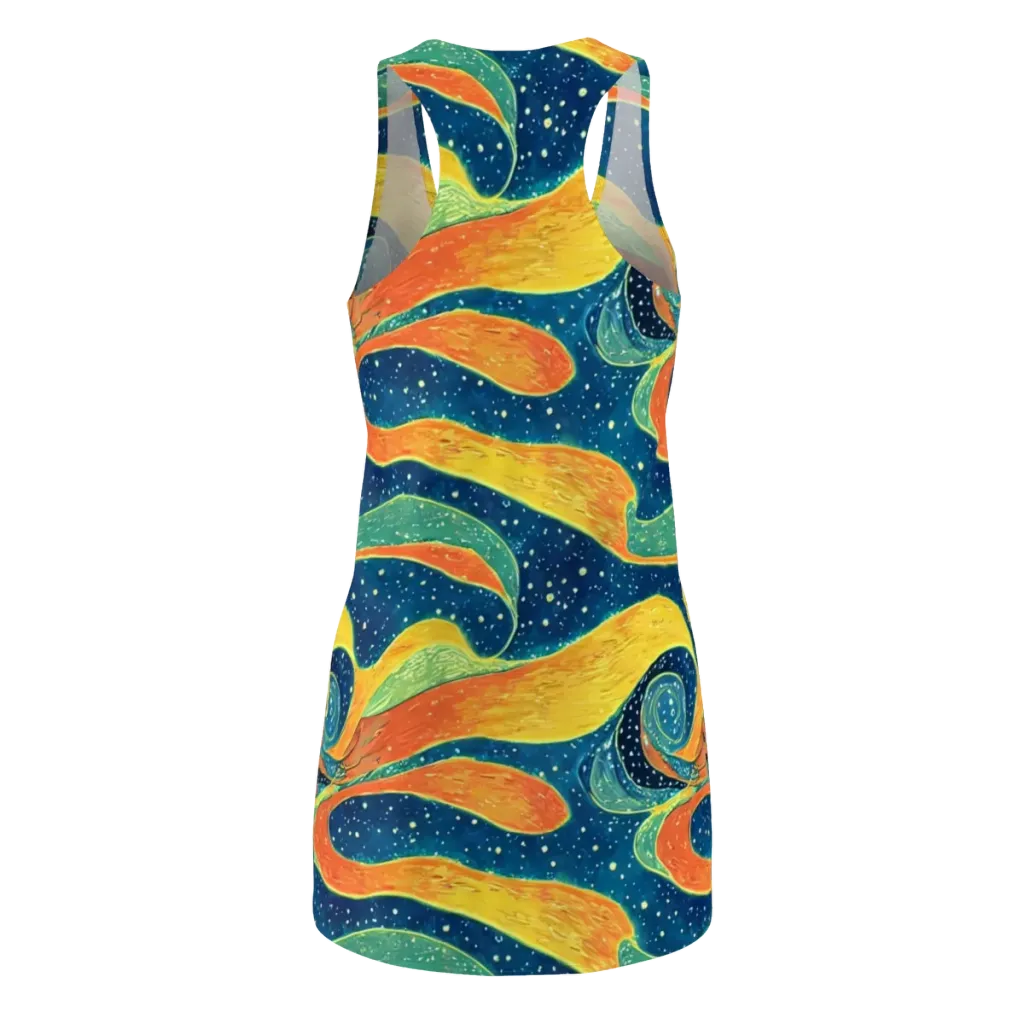 Celestial Harmony on Racerback Dress — Back