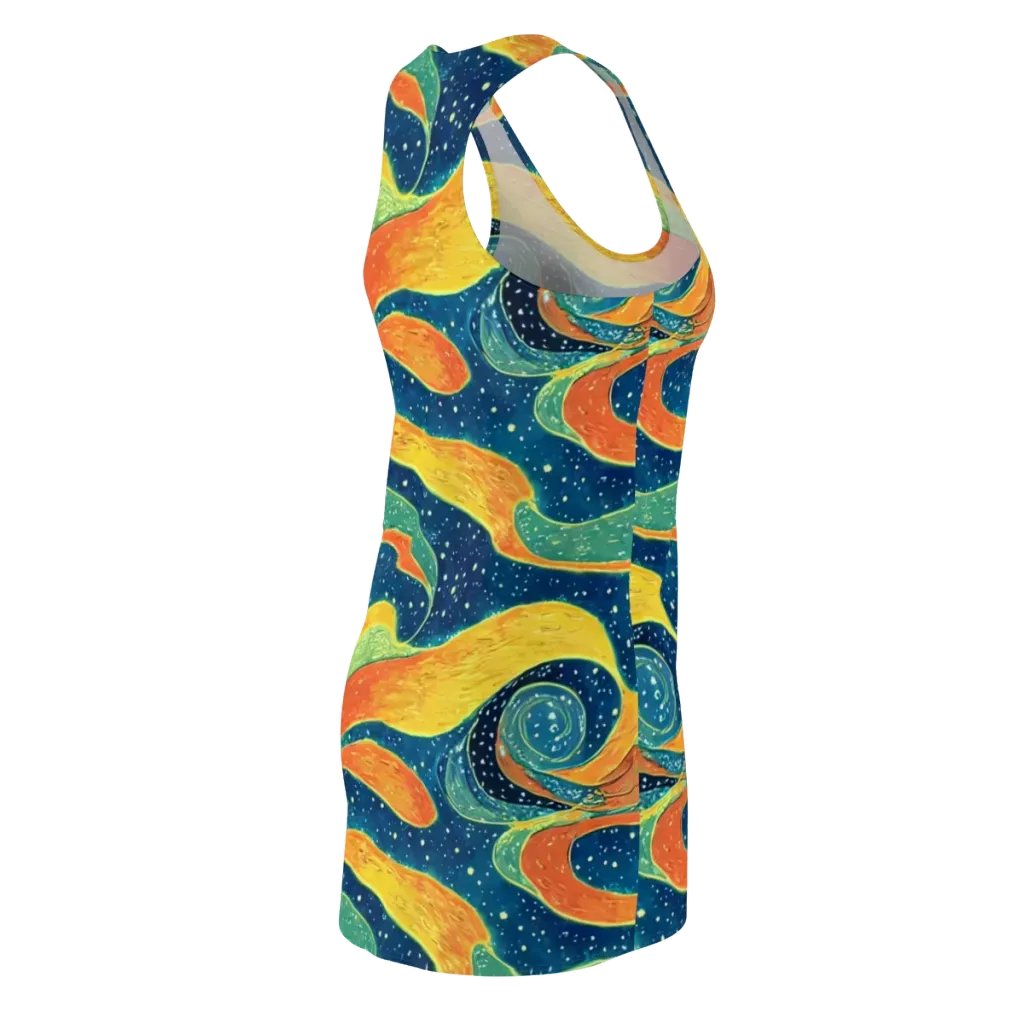 Celestial Harmony on Racerback Dress — Back Side