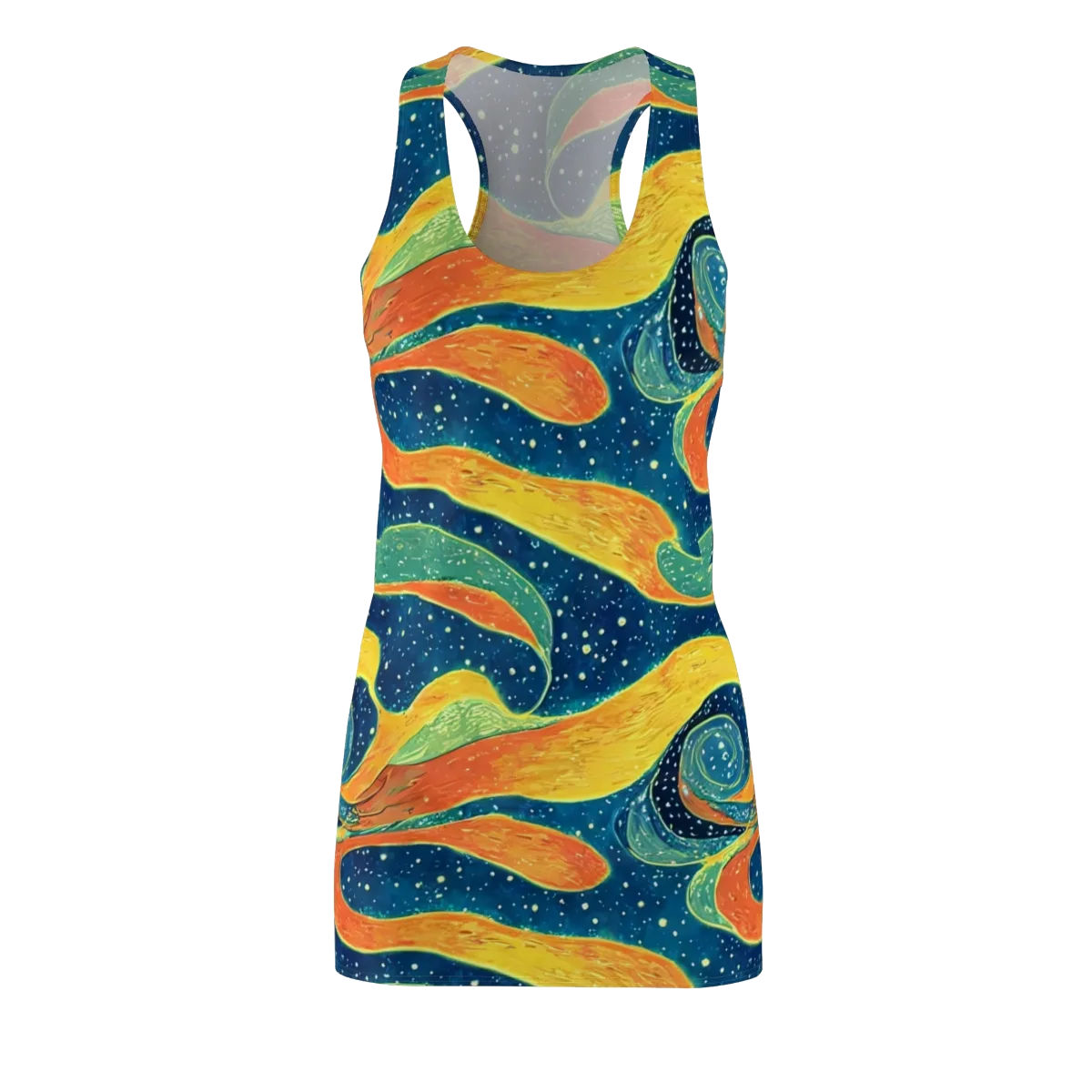 Celestial Harmony on Racerback Dress — Front