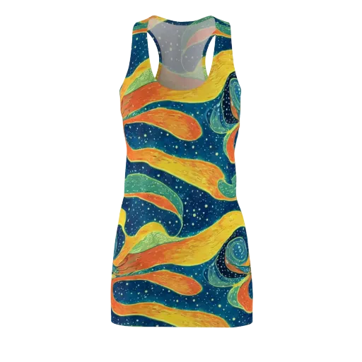 Celestial Harmony on a Racerback Dress