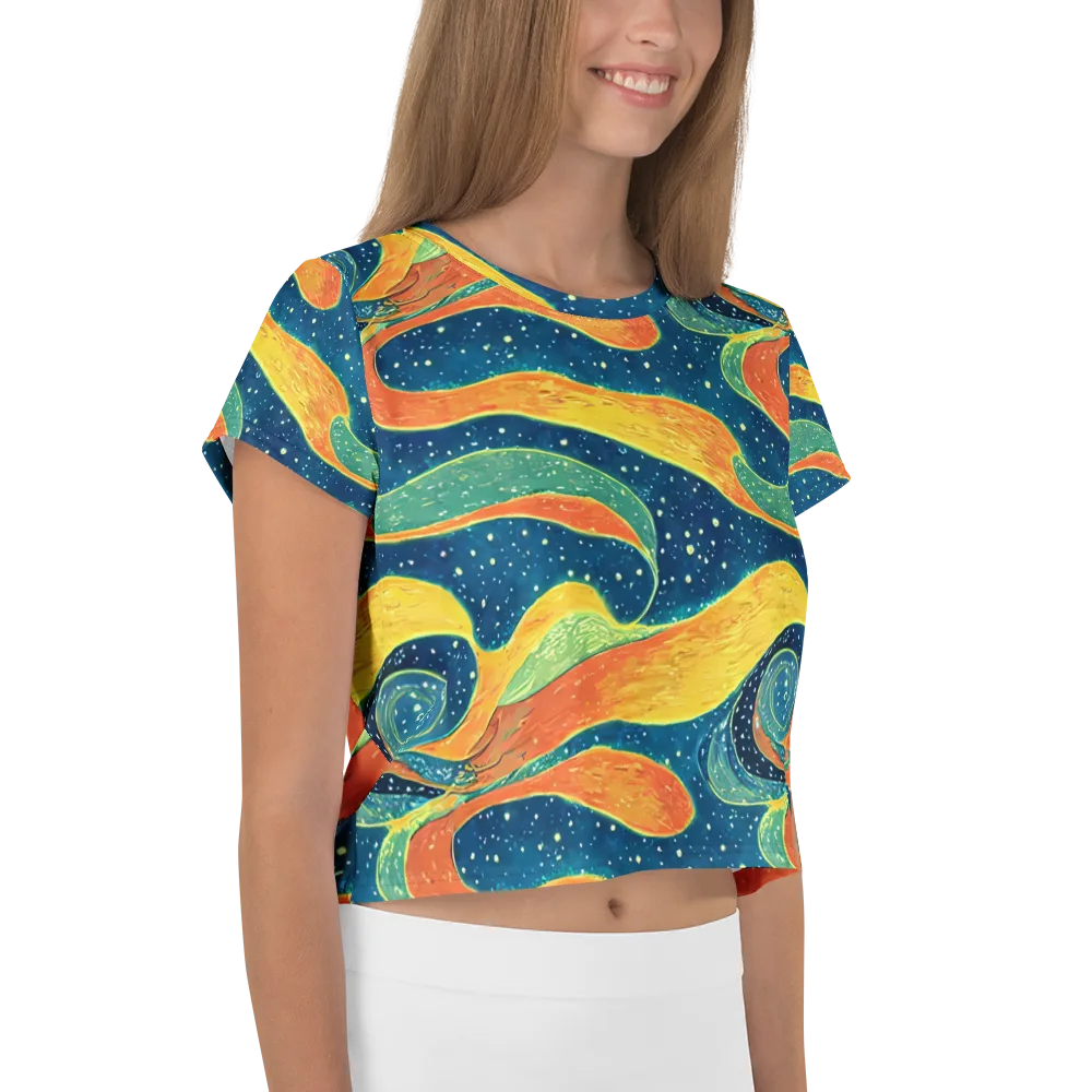 Celestial Harmony on Crop Tee — Right