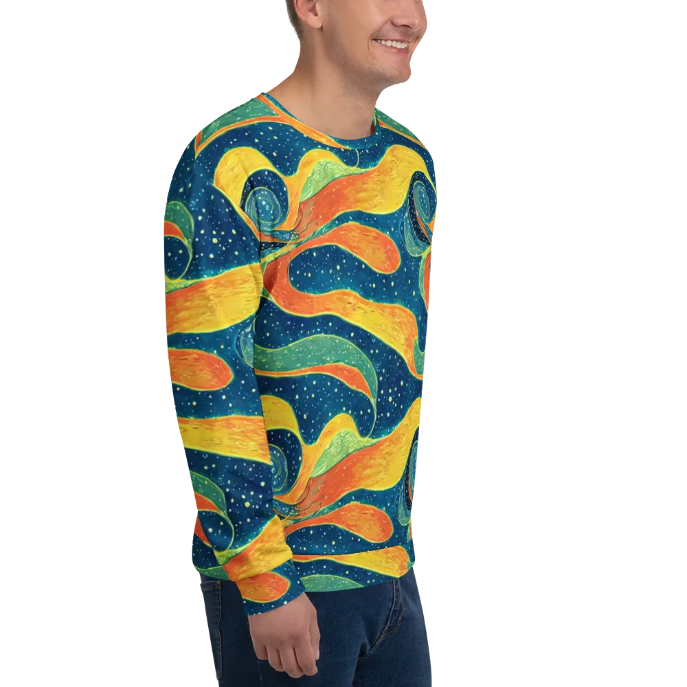 Celestial Harmony on Sweatshirt — Right Front