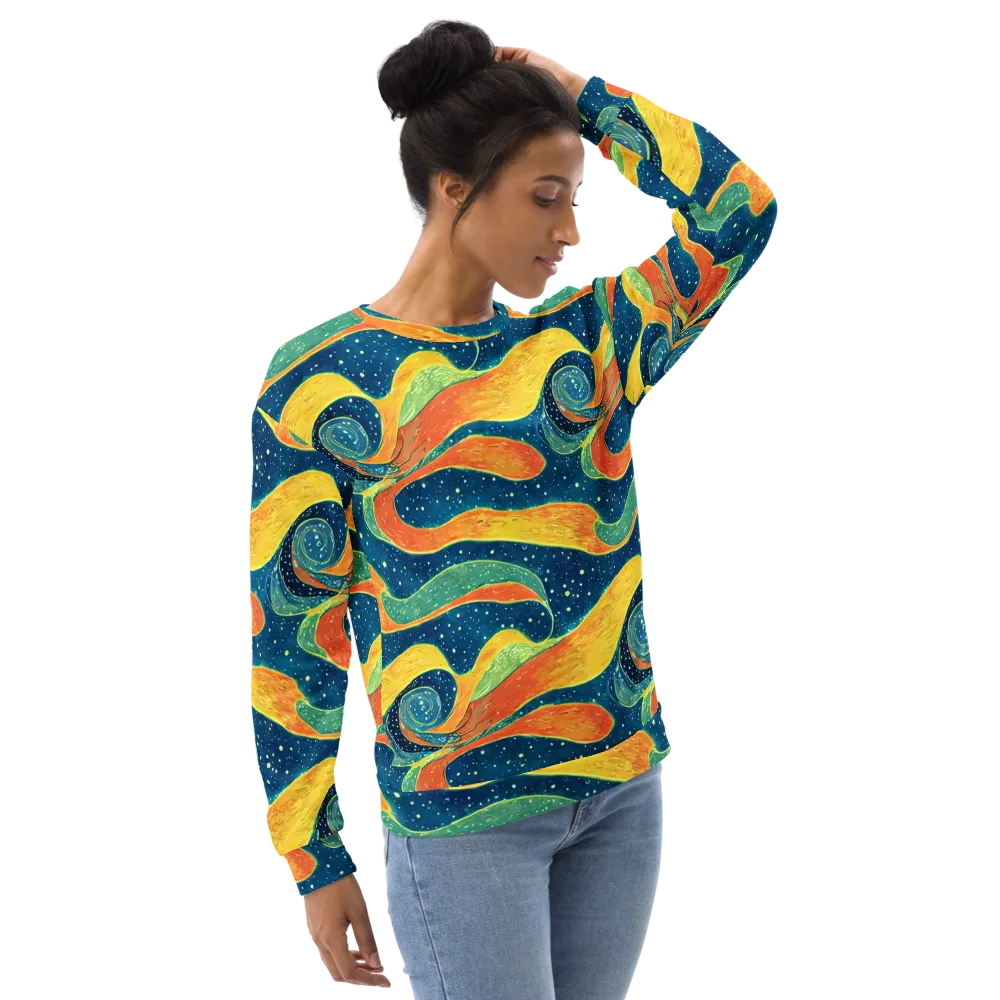 Celestial Harmony on Sweatshirt — Right Front