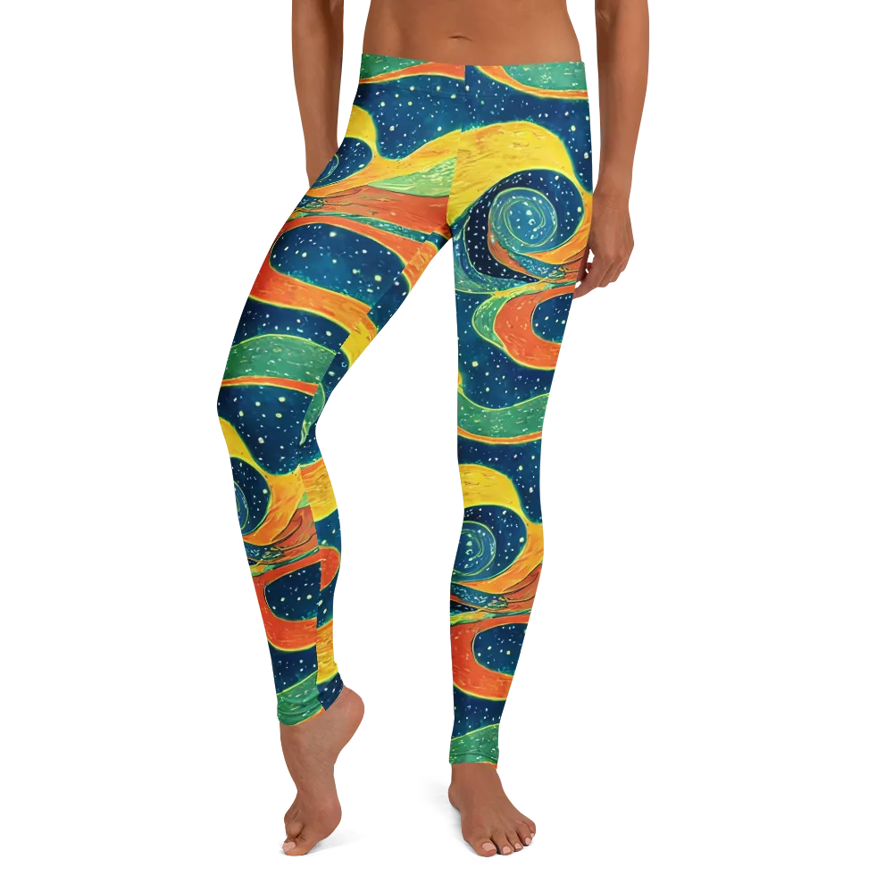 Celestial Harmony on Leggings — Front