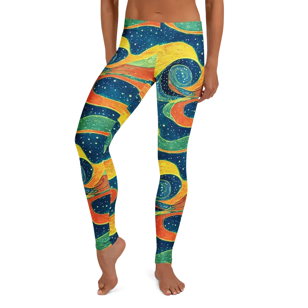 Celestial Harmony on Leggings — Front
