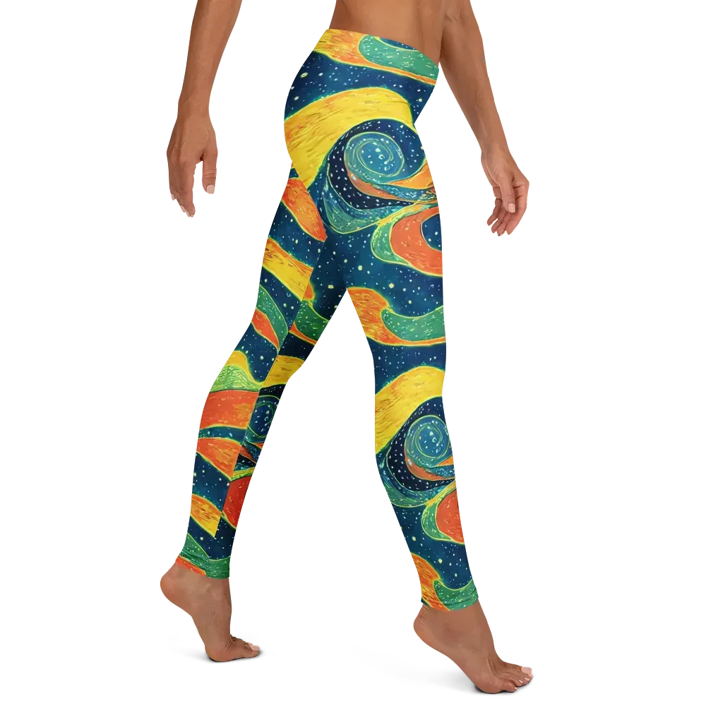 Celestial Harmony on Leggings — Right