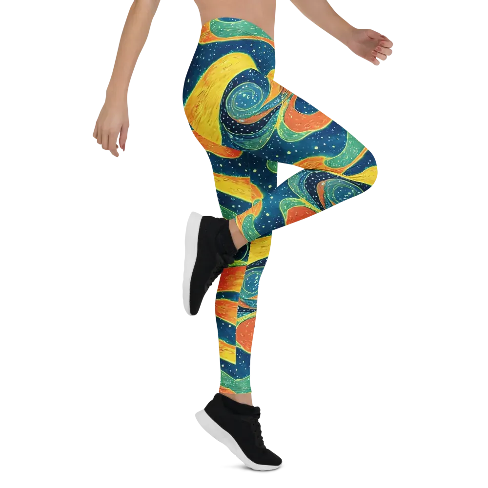 Celestial Harmony on Leggings — Right