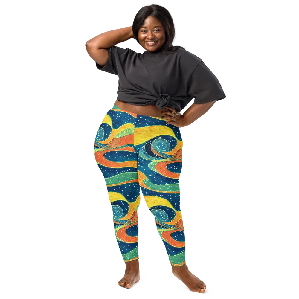 Celestial Harmony on Leggings — Front