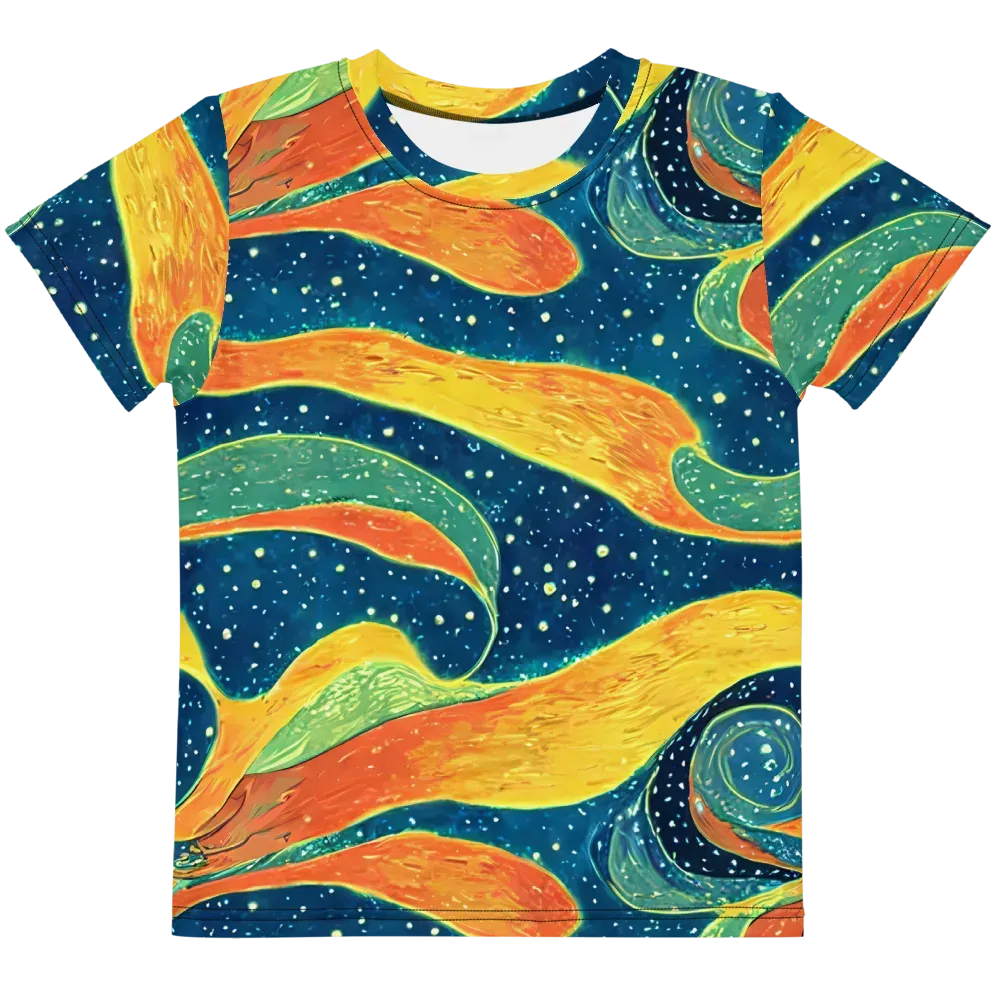 Celestial Harmony on Kids Crew Neck T-Shirt — Front