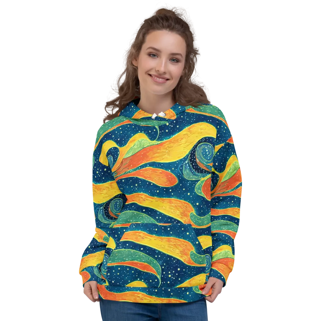 Celestial Harmony on Hoodie — Front