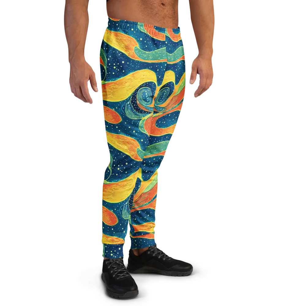 Celestial Harmony on Men's Joggers — Right