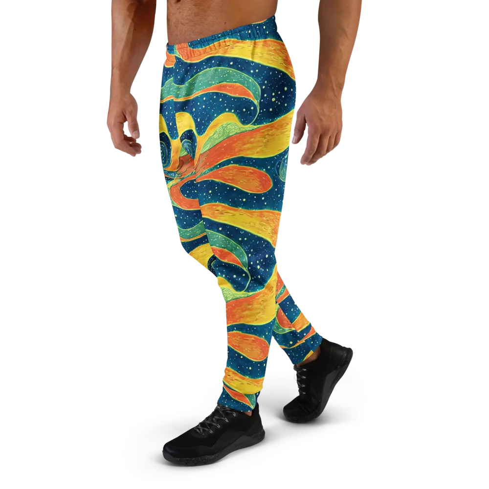 Celestial Harmony on Men's Joggers — Left
