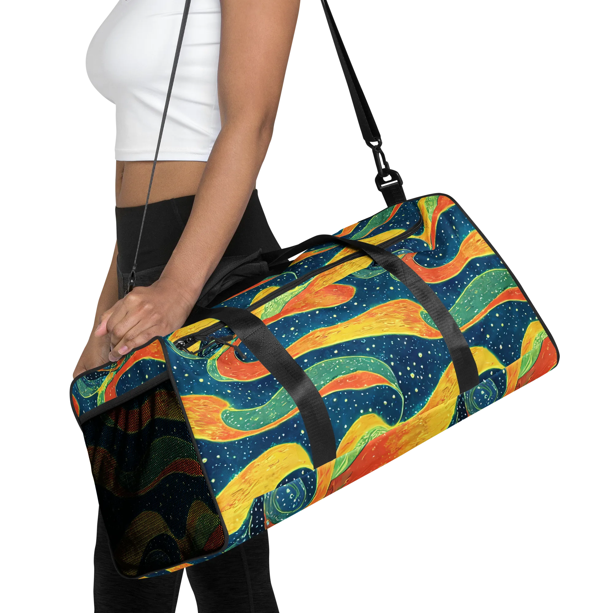 Celestial Harmony on Duffle Bag — Front