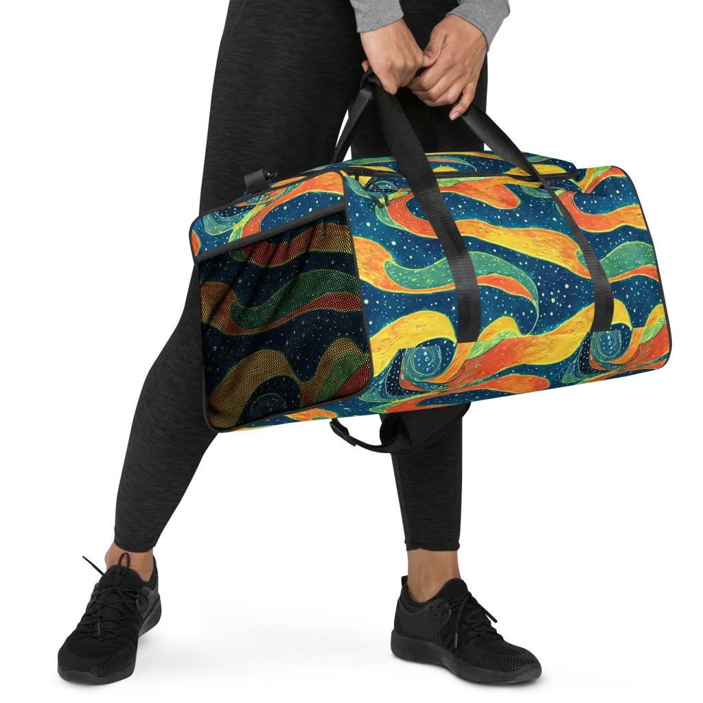 Celestial Harmony on Duffle Bag — Right Front